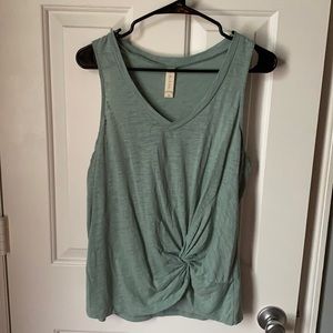 Light Blue Scrunch Waist Tank Top Altar’d State